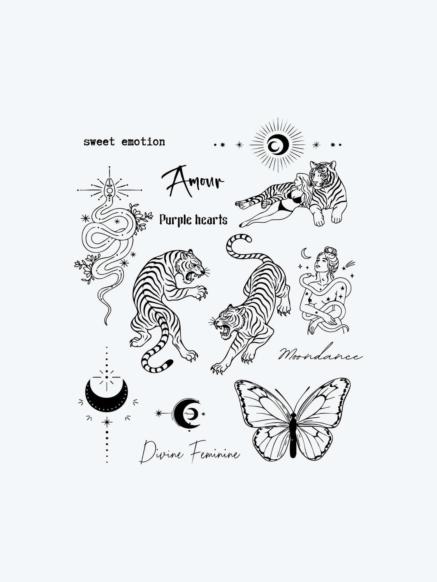 Feminin Bundle (14 Tattoos)