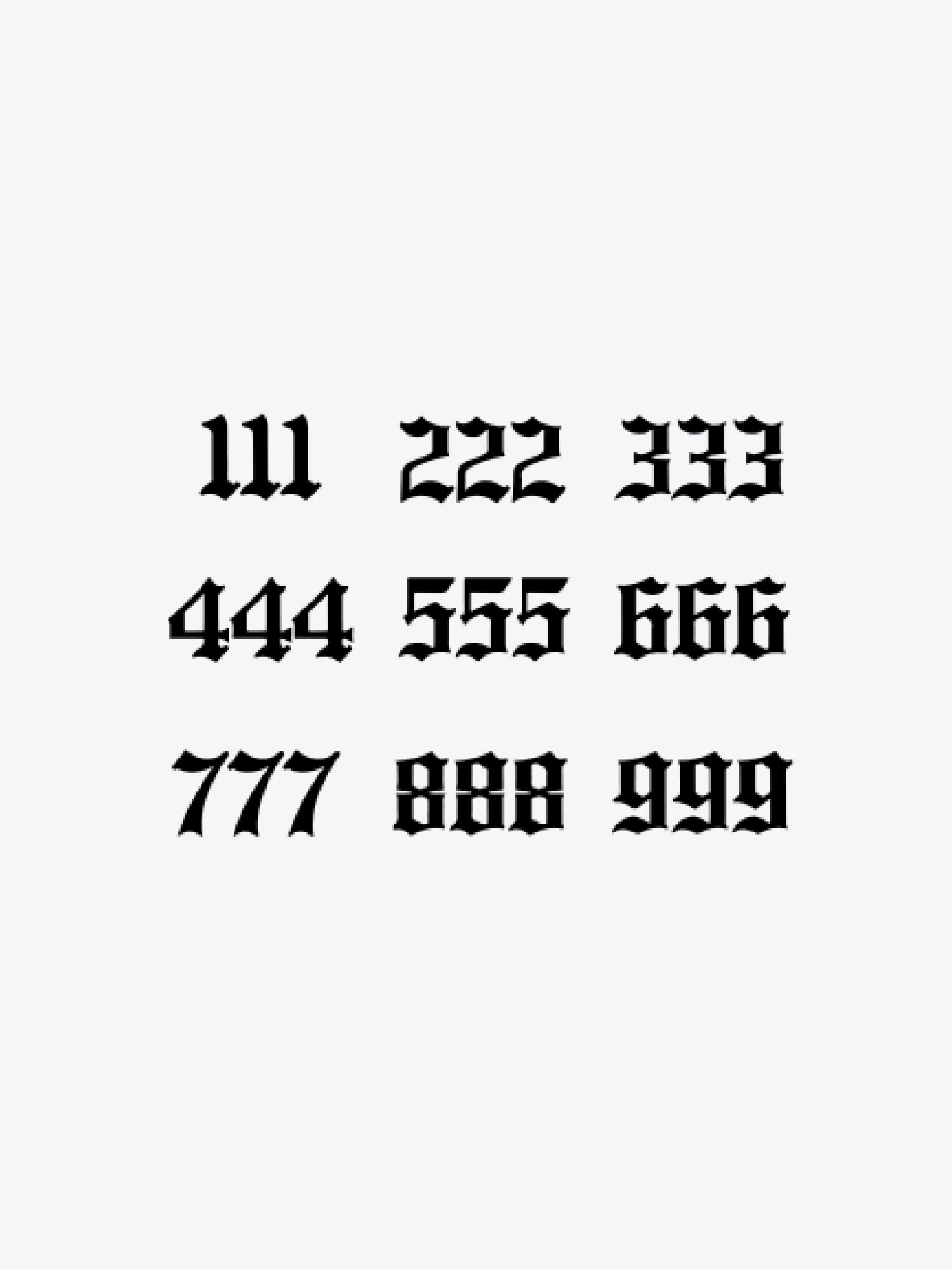 Angel Number Modern