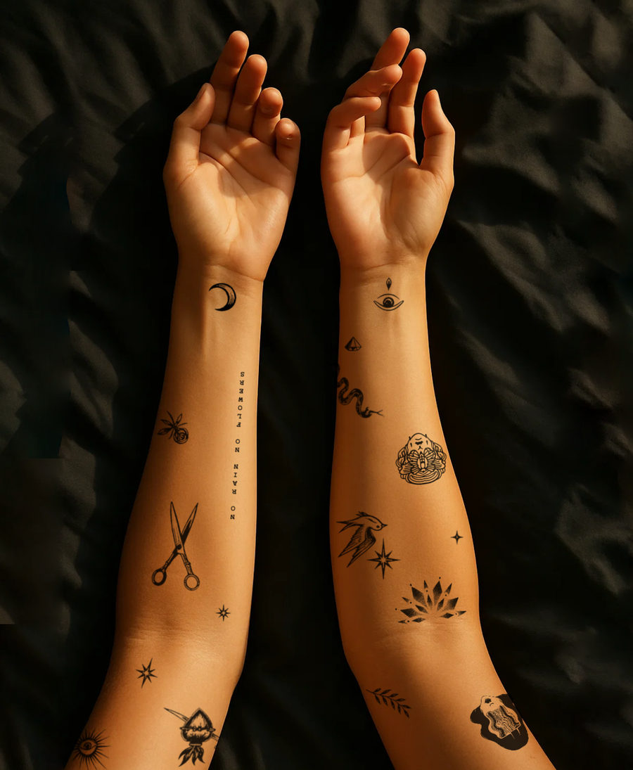Sunlit Micro-Ink Arm Look